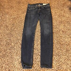 rag & bone Women’s Skinny Jeans - Dark Blue Wash